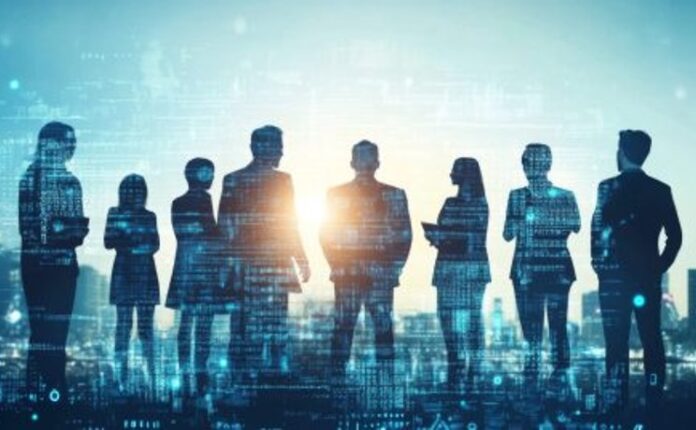 Business-Team-Silhouette-Sun