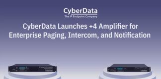 CyberData Introduces +4 Amplifier for Enterprise Paging, Intercom, and Notification